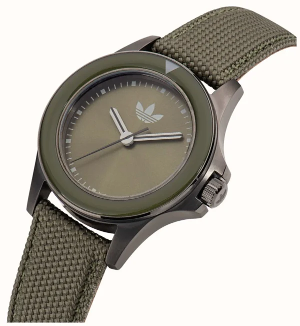 ADIDAS ORIGINAL OLIVE MINIMAL NATO MEN WATCH