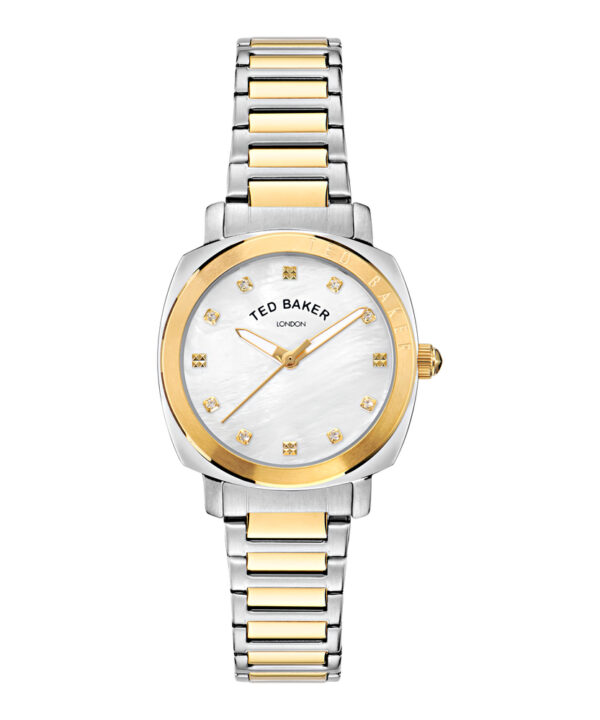 TED BAKER WATCH TWO TONE STAINLESS STEEL BRACELET