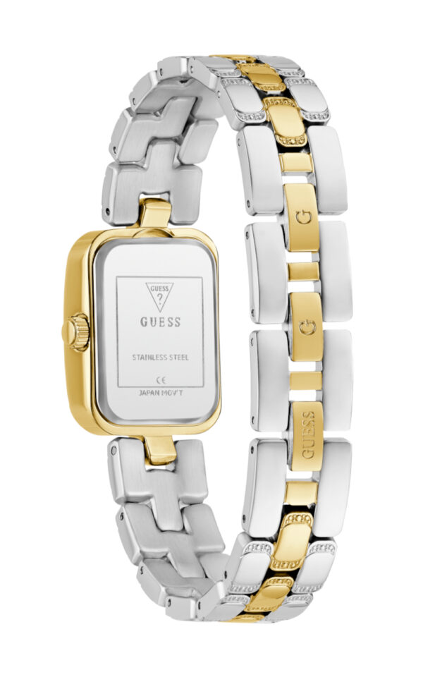 GUESS WOMAN WATCH ISLA QUARTZ TWO TONE STAINLESS STEEL BRACELET