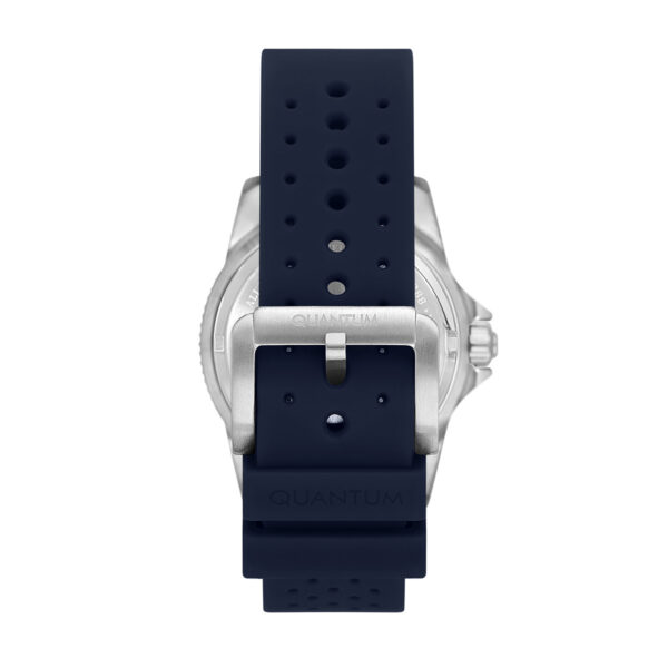 QUANTUM WATCH BARACCUDA AUTOMATIC BLUE SILICONE STRAP