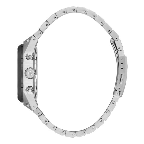 QUANTUM WATCH HUNTER SILVER STAINLESS STEEL BRACELET