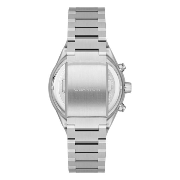 QUANTUM WATCH HUNTER SILVER STAINLESS STEEL BRACELET