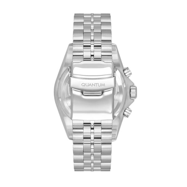 QUANTUM WATCH POWERTECH CHRONOGRAPH SILVER STAINLESS STEEL BRACELET