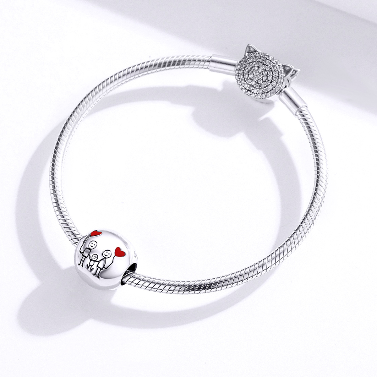 ΑΣΗΜΕΝΙΟ CHARM (925) LOVE FAMILY - Image 2