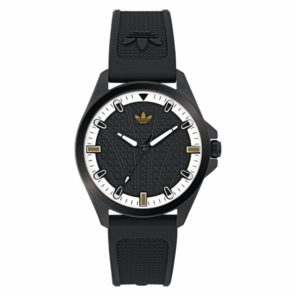 ADIDAS ORIGINAL FASHION BLACK SILICONE STRAP
