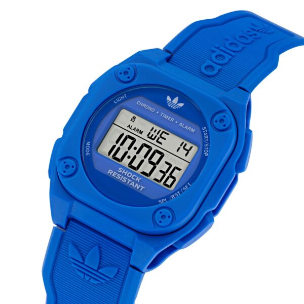 ADIDAS ORIGINAL STYLE BLUE RESIN STRAP