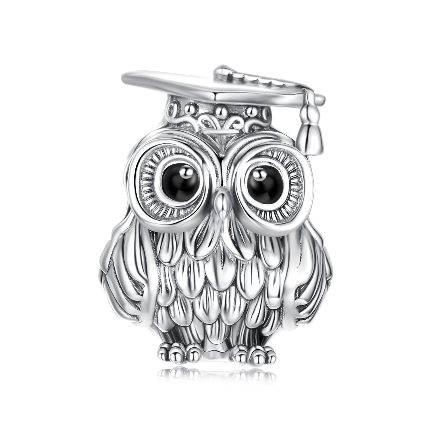 ΑΣΗΜΕΝΙΟ CHARM (925) OWL GRADUATION