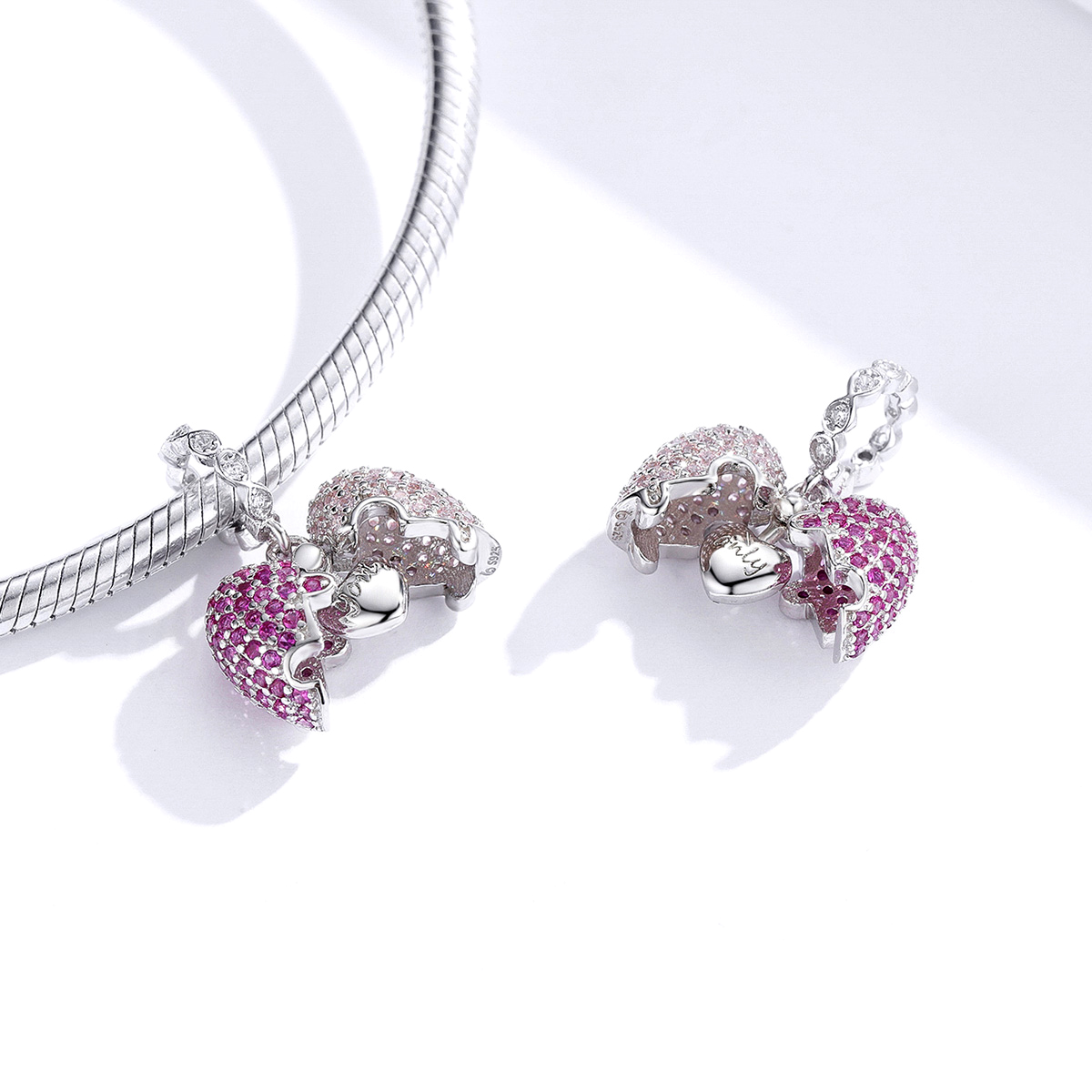 ΑΣΗΜΕΝΙΟ CHARM (925) HEART OPEN - Image 2