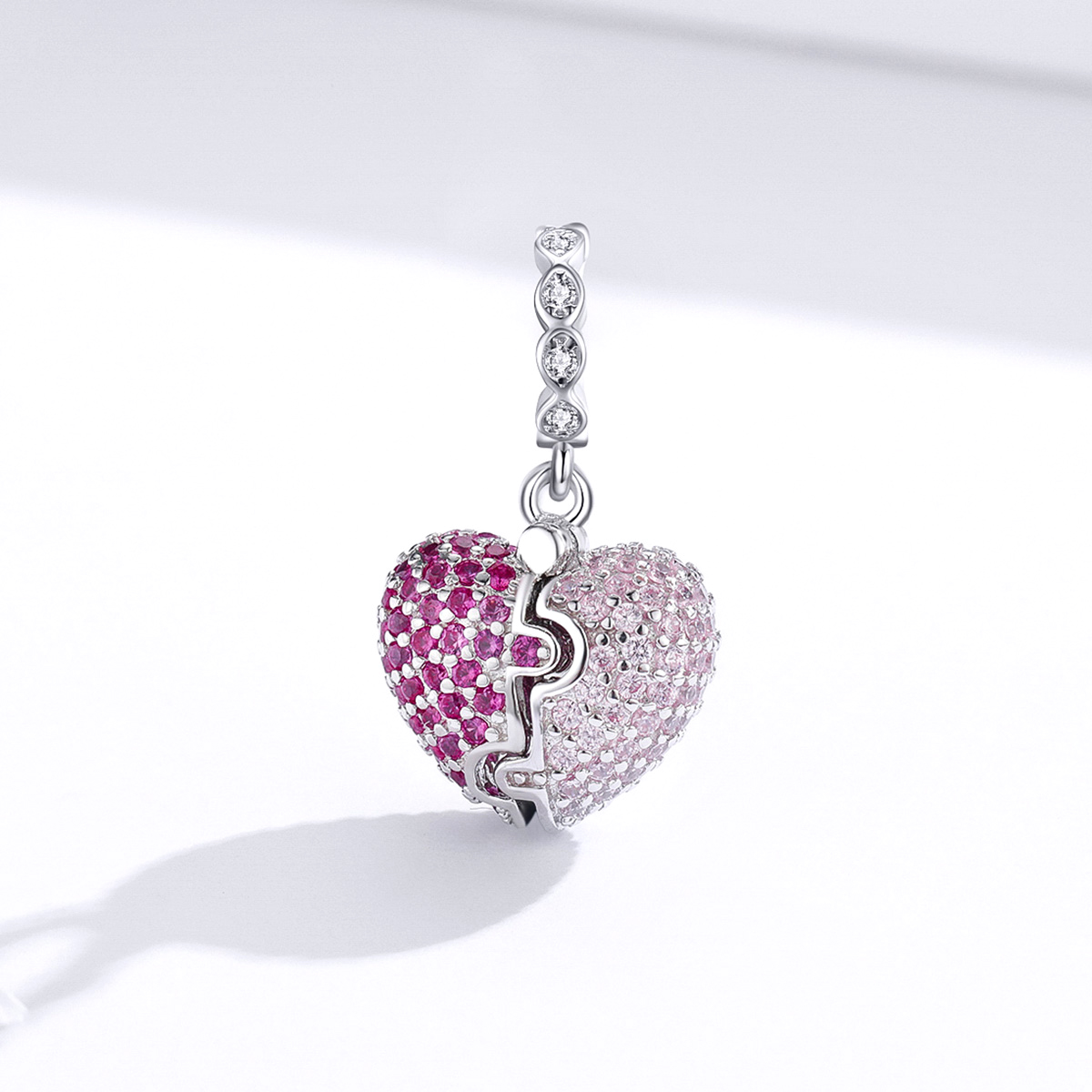 ΑΣΗΜΕΝΙΟ CHARM (925) HEART OPEN - Image 3