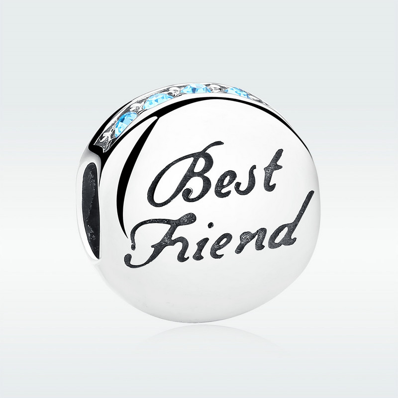 ασημένιο charm 925 Best Friends Δασκαλάκης