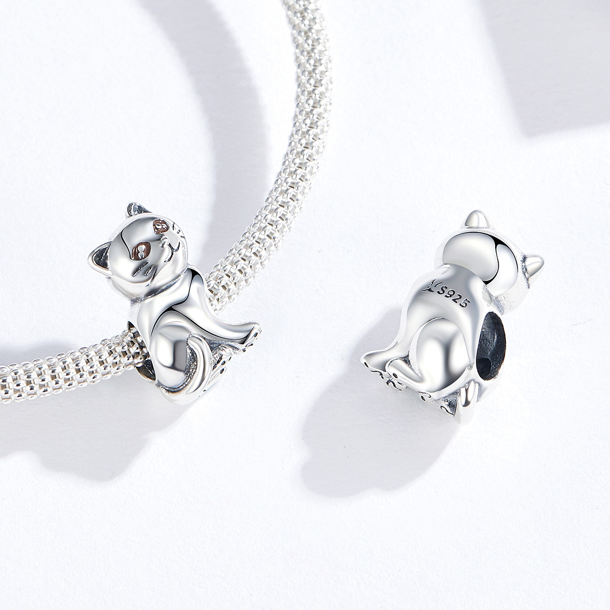 ΑΣΗΜΕΝΙΟ CHARM (925) KITTY - Image 2