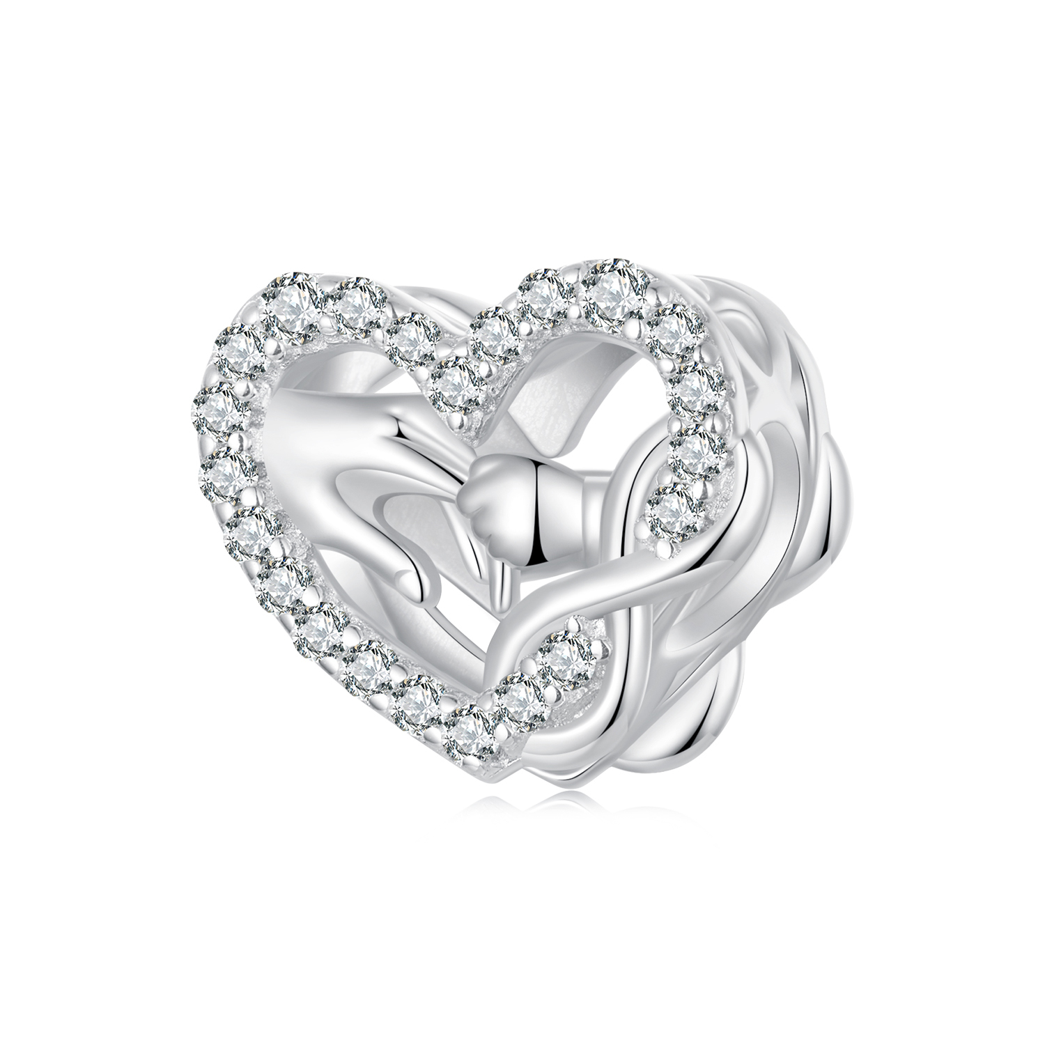 ΑΣΗΜΕΝΙΟ CHARM (925) MUM AND BABY HAND