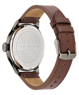 TED BAKER WATCH BROWN LEATHER STRAP - Image 2