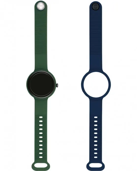HIP HOP Watch Hero Next Dark Jungle Blue Navy Smartwatch Two Tone Silicone Strap - Image 4