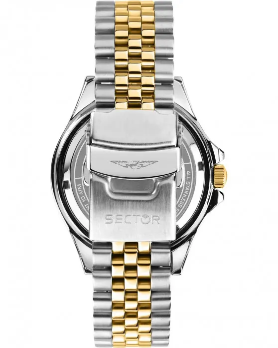SECTOR WATCH 230 AUTOMATIC TWO TONE STAINLESS STELL BRACELET - Image 2