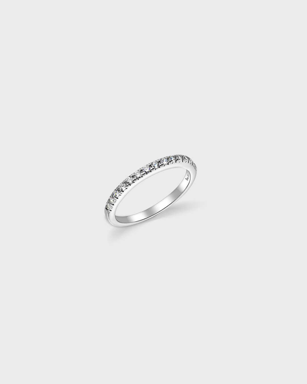 Ασημένιο δαχτυλίδι 925 Sterling Silver με pavé ζιργκόν, σειρά Vogue, κομψό και λαμπερό design