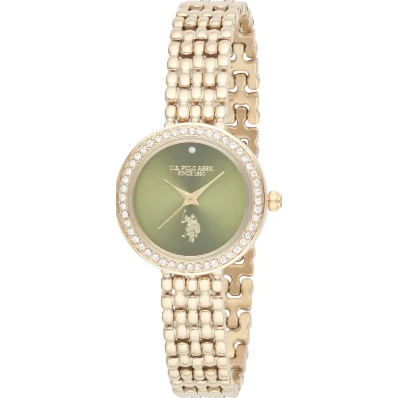 U.S. POLO ASSN WATCH WOMAN WATCH HARMONY GOLD STAINLESS STEEL BRACELET
