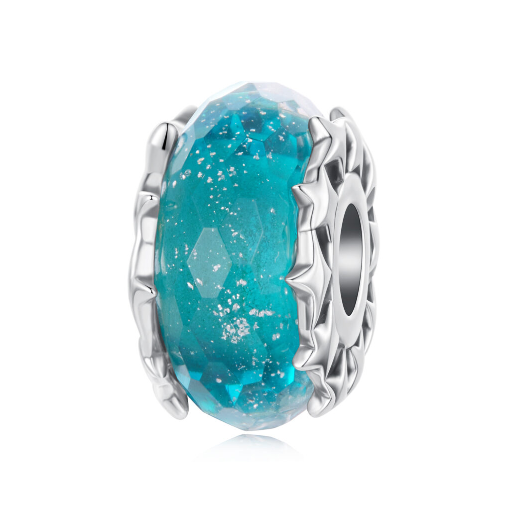ΑΣΗΜΕΝΙΟ CHARM (925) Hazle drop with stars