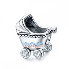 ΑΣΗΜΕΝΙΟ CHARM (925) Baby carriage