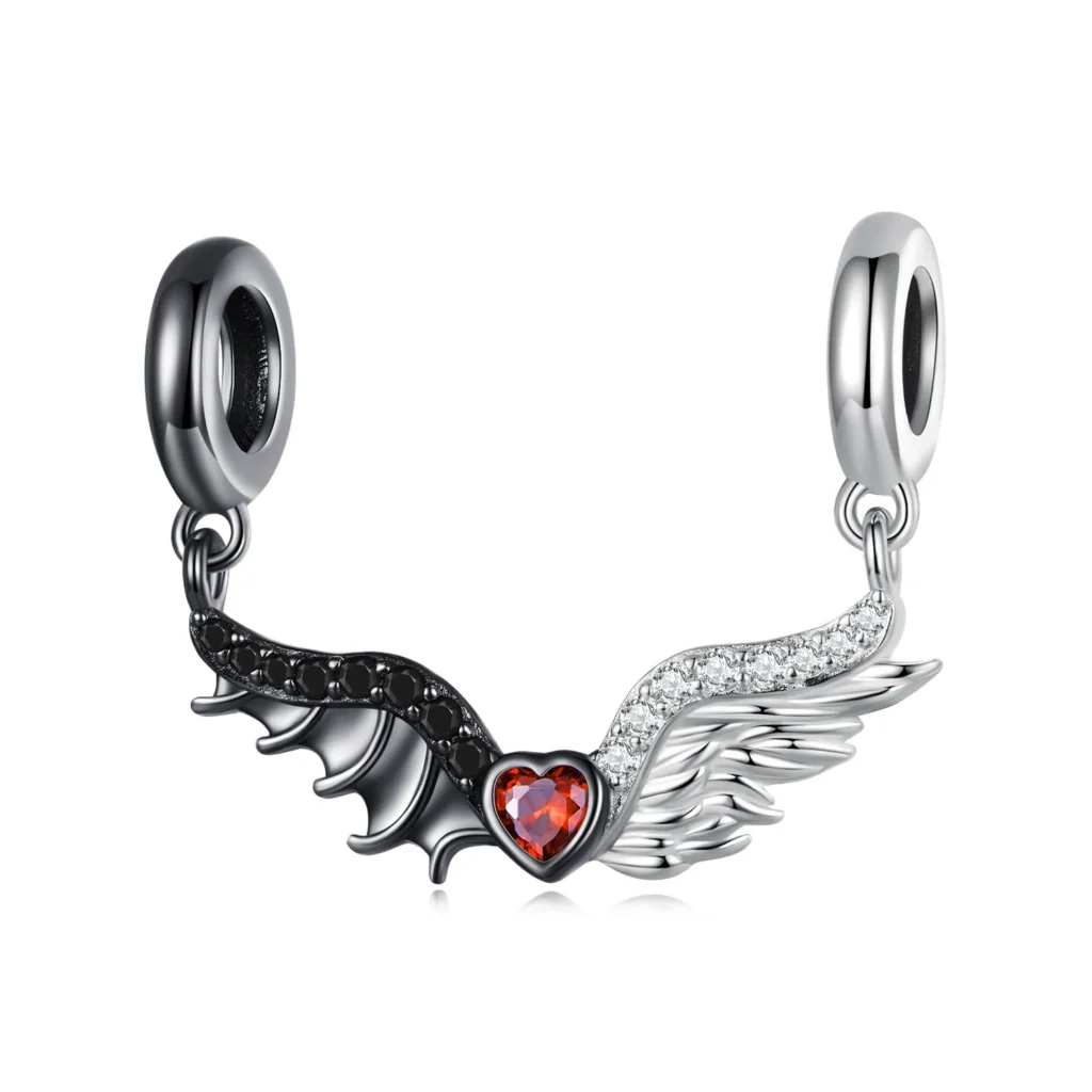 ΑΣΗΜΕΝΙΟ CHARM (925) Devil and Angel charm