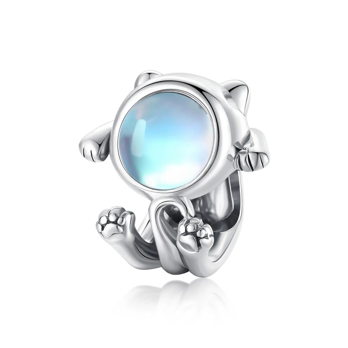 ΑΣΗΜΕΝΙΟ CHARM (925) Space cat