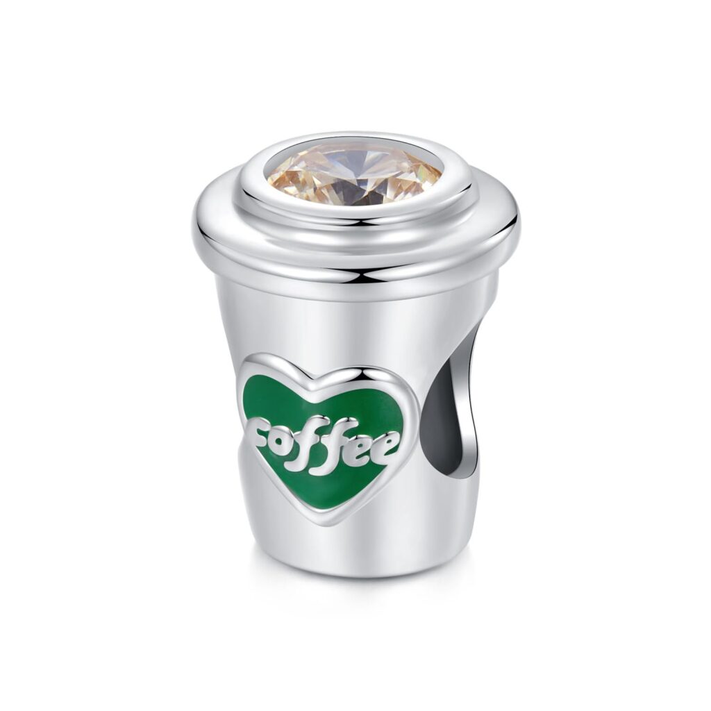 ΑΣΗΜΕΝΙΟ CHARM (925) Love coffee