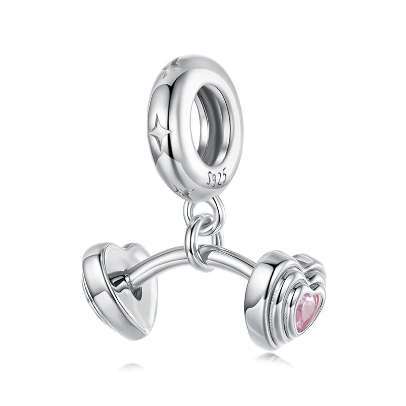 ΑΣΗΜΕΝΙΟ CHARM (925) Gym girl