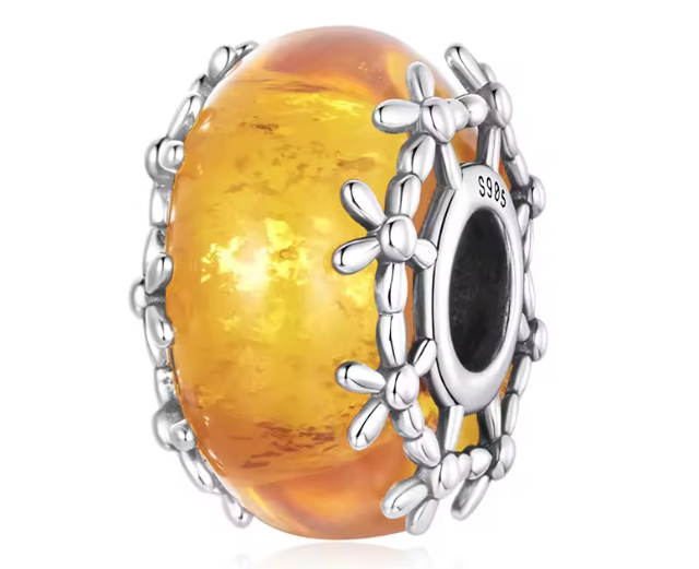ΑΣΗΜΕΝΙΟ CHARM (925) Orange Drop