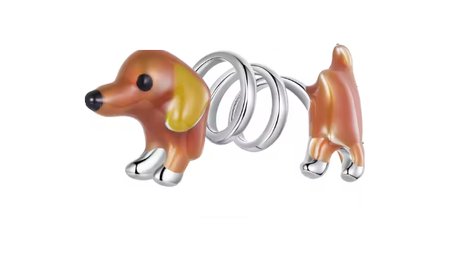 ΑΣΗΜΕΝΙΟ CHARM (925) Dachshund Dog