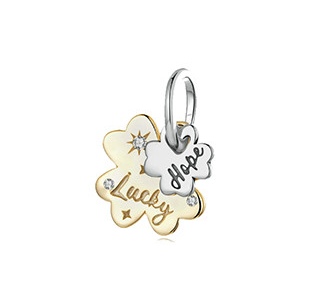 ΑΣΗΜΕΝΙΟ CHARM (925) Pendant Hope And Lucky