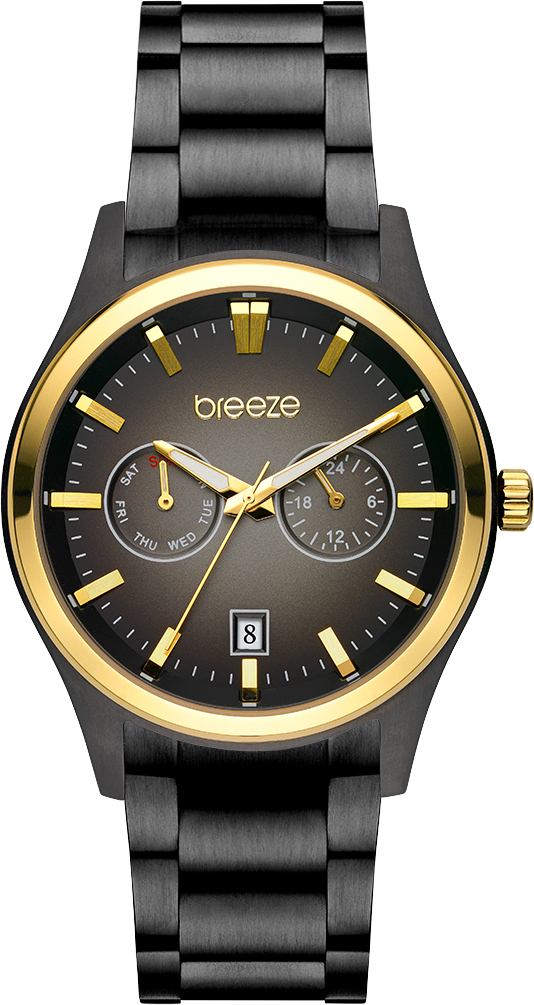 Ανδρικό Ρολόι BREEZE Renegade Καφέ Μαύρο Ανοξείδωτο Ατσάλι: Ο Απόλυτος Συνδυασμός Στυλ και Λειτουργικότητας