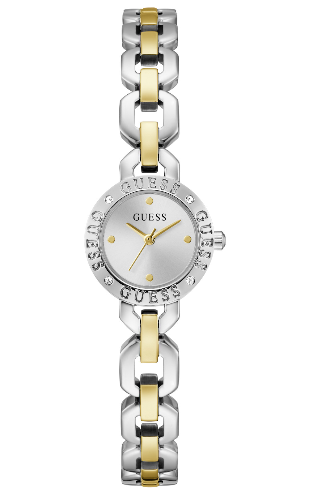 Γυναικείο Ρολόι GUESS Siren Δίχρωμο Ατσάλι