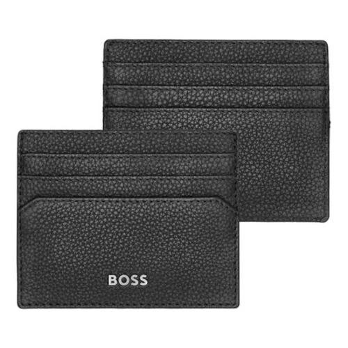 ΚΑΡΤΟΘΗΚΗ LIGHT BLACK LEATHER HUGO BOSS