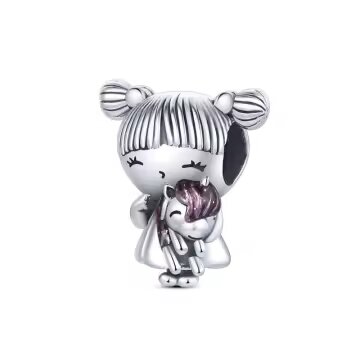 Ασημένιο Charm 925 Little Girl – Δώρο Αγάπης για Γυναίκες