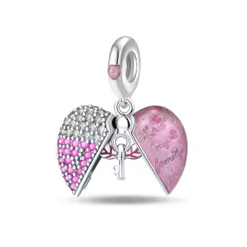 Ασημένιο Charm Love Key 925 – Δώρο Αγάπης