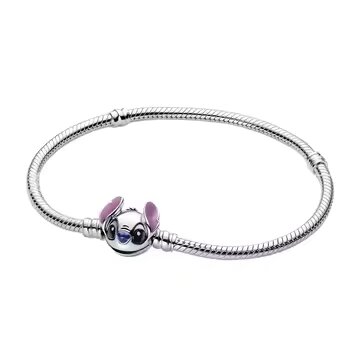 Ασημένιο Βραχιόλι 925 Σταθερό Stitch – Δώρο Μητέρας & Συζύγου