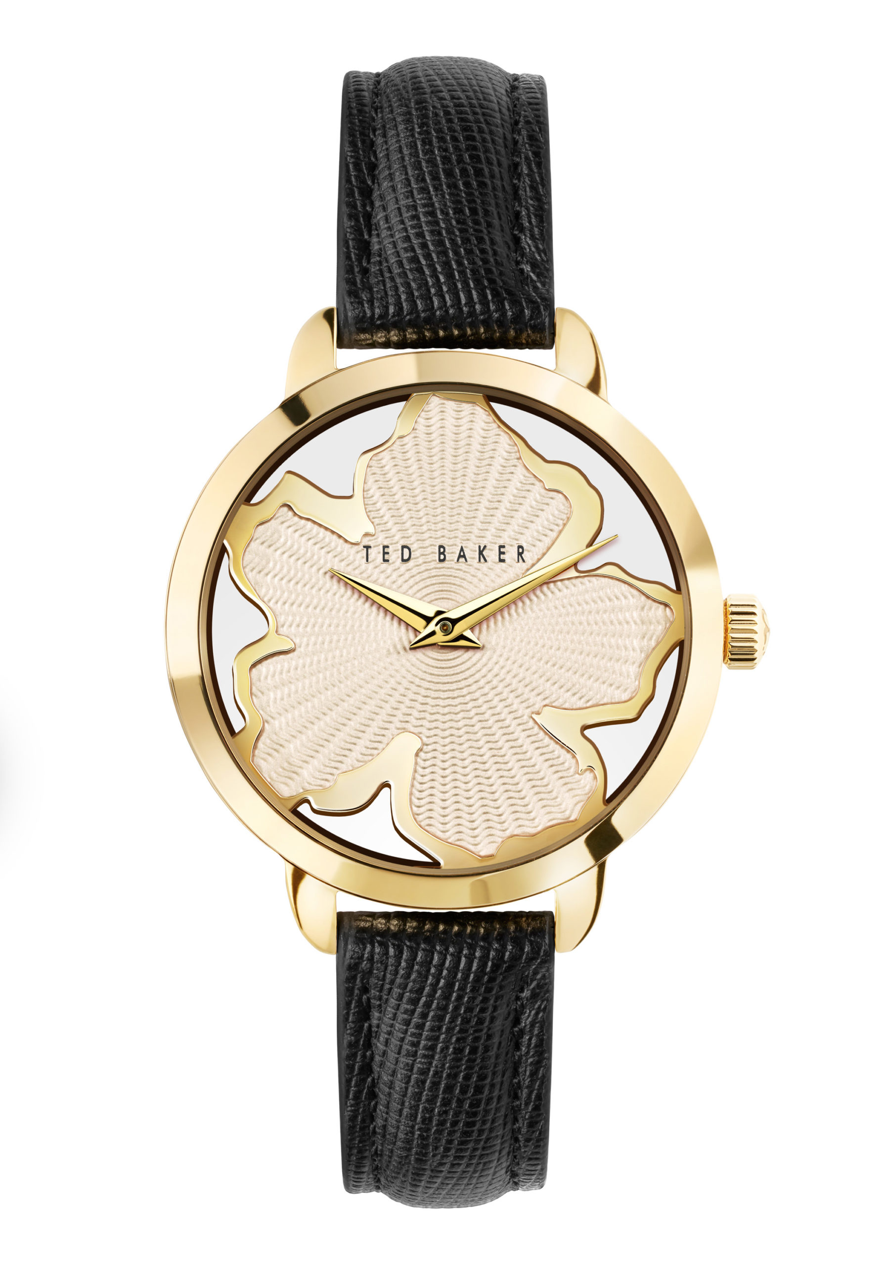 TED BAKER WATCH BLACK LEATHER STRAP