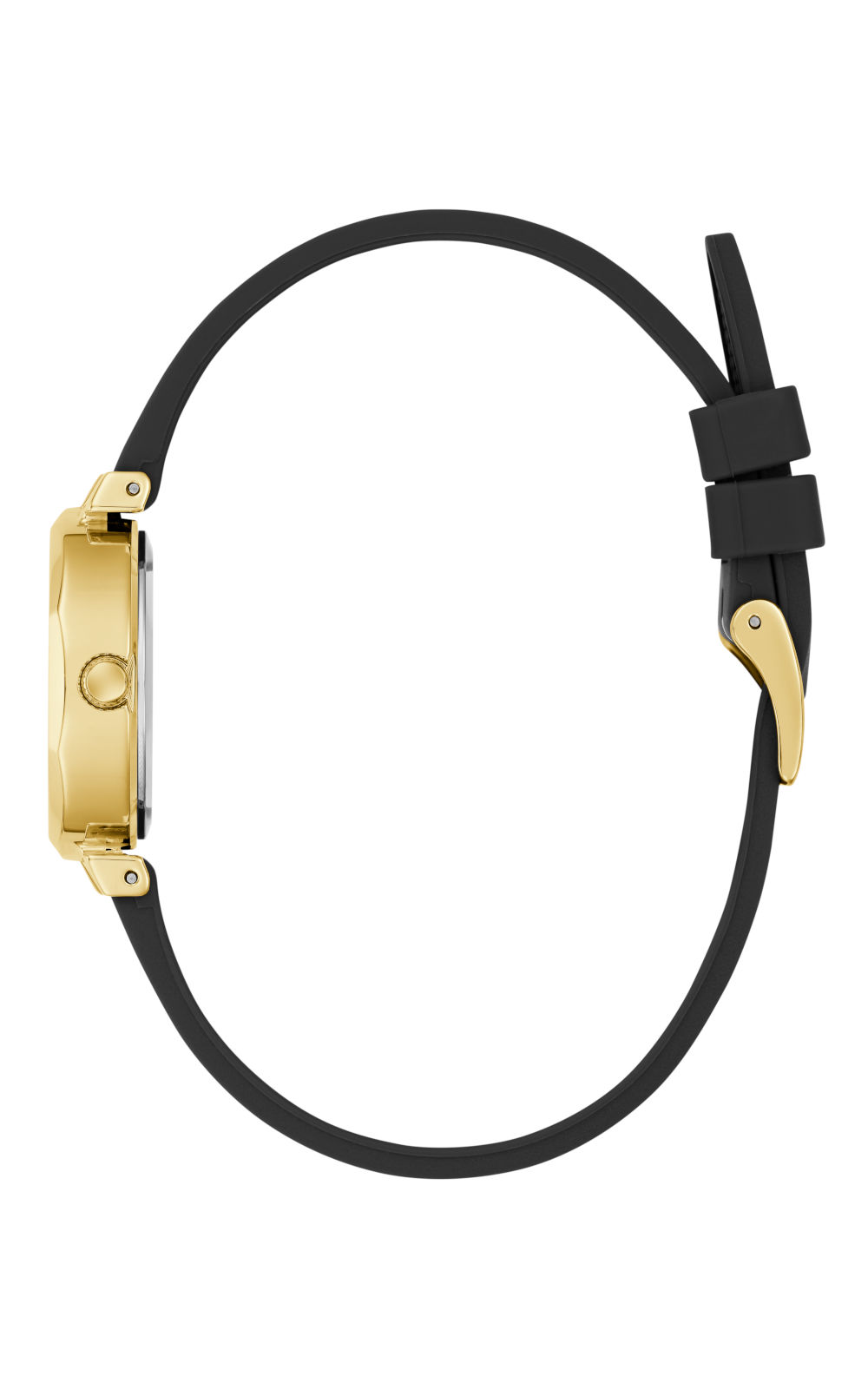 GUESS WOMAN WATCH Mini Rumor Black Silicone Strap - Image 2