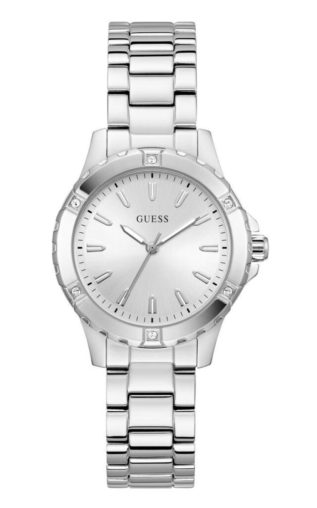 GUESS Mist GW0948L6 Γυναικείο Ρολόι Ασημί από Ανακυκλωμένο Ατσάλι