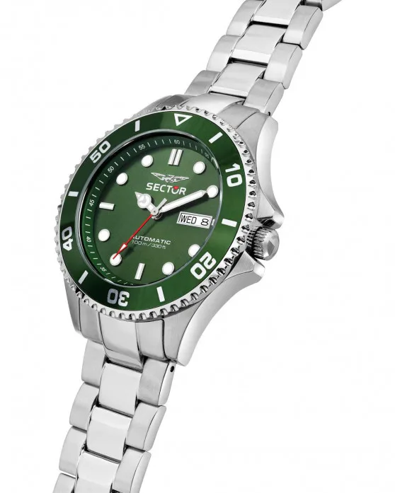 SECTOR WATCH 230 AUTOMATIC SILVER STAINLESS STEEL BRACELET - Image 3