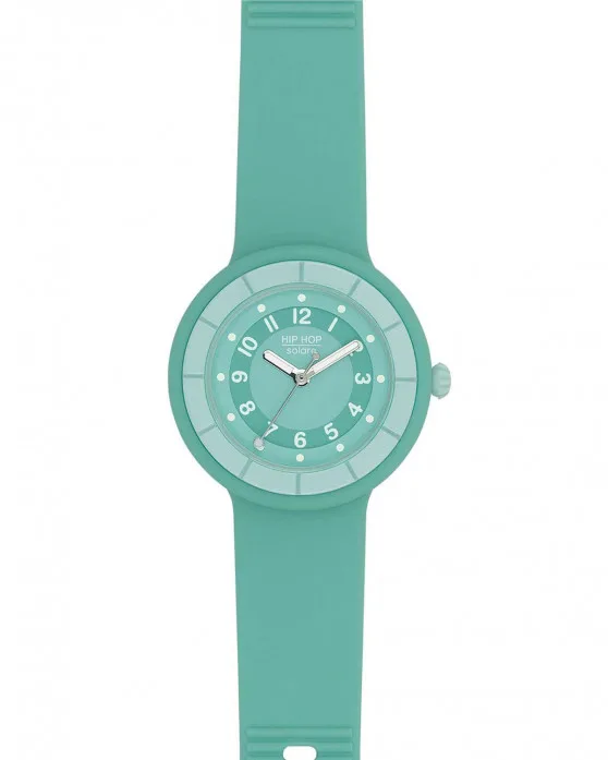 HIP HOP Watch Hero Dot Solar turquoise Silicone Strap - Image 5